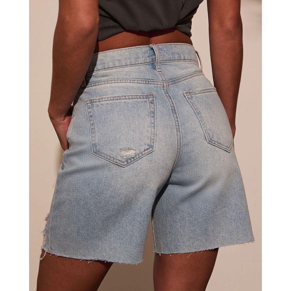 VICI Indio Denim Dad Shorts Size 27 - Picture 5 of 12